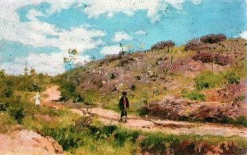 クルスカヤ・グベルニヤの夏の風景 1915年 イリヤ・レーピン Oil Paintings